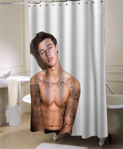 Cameron Dallas tatto shower curtain customized design for home decor