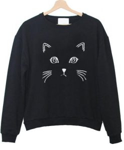 Cat Face Sweatshirt