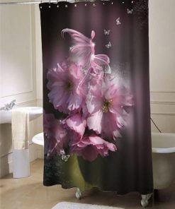 Cherry Blossom Fairy shower curtain customized design for home decor