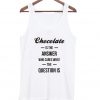 Chocolate is The Answer Tanktop