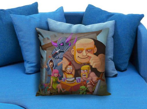 Clash of Clan Family Pillow case