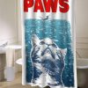 Crazy Cat Meow Paws Jaws shower curtain customized design for home decor