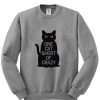 Crazy cat sweatshirt