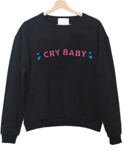 Cry Baby Black Sweatshirt