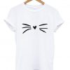 Cute Cat Whiskers T shirt