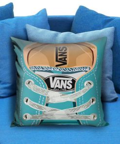 Cute blue teal Vans all star baby shoes Pillow case