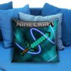 Diamond Sword Brick Game Minecraft Creeper Pillow case