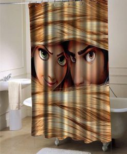 Disney Tangled Rapunzel shower curtain customized design for home decor