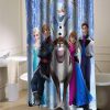 Disney frozen shower curtain customized design for home decor