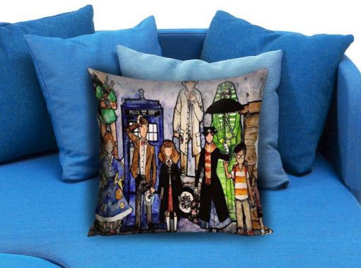 Dr Who Harry Potter Zelda in Tardis Box Pillow case