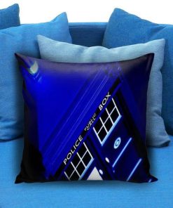 Dr Who Police Box Tardis Pillow case