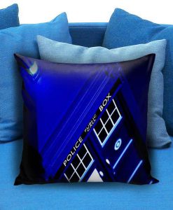 Dr Who Police Box Tardis Pillow case