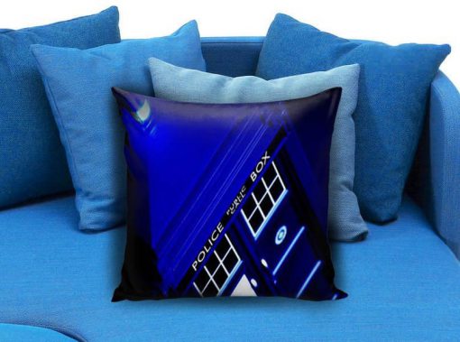 Dr Who Police Box Tardis Pillow case