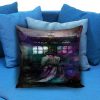 Dr Who Tardis Box in Galaxy Rainbow Box Pillow case