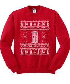 Dr Who ugly christmas sweater sweatshirt