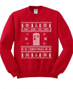 Dr Who ugly christmas sweater sweatshirt