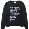 Emmetr& Amadou sweatshirt