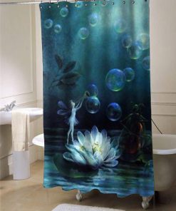 Fairy shower curtain customized design for home decor