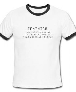 Feminism Definition Ringer Shirt