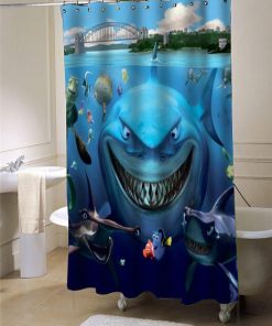Finding Nemo shower curtain customized design for home decor