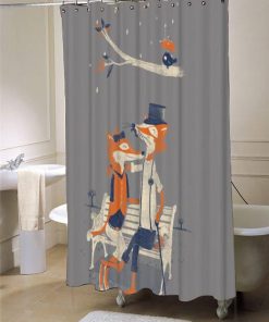 Fox Beautiful Animal Shower Curtain