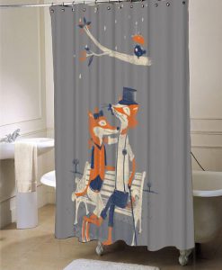 Fox Beautiful Animal Shower Curtain