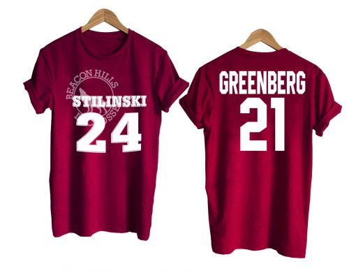 Teen Wolf shirt beacon hills tshirt GREENBERG 21 T shirt