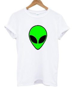 Green Alien Head Shirt