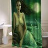 Green Mermaid shower curtain customized design for home decor