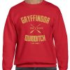 Gryffindor Quidditch Harry Potter Sweatshirt