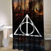 Harry Potter Deathly Hallows shower curtain customized design for home decor