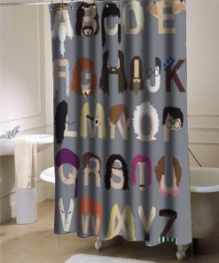 Harry Potter Alphabet shower curtain customized design for home decor