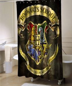 Harry Potter Hogwarts Symbol shower curtain customized design for home decor