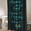 Harry Potter Quote shower curtain customized design for home decor