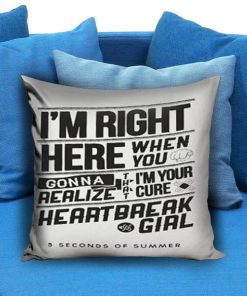 Heartbreak 5 SOS white Pillow Case