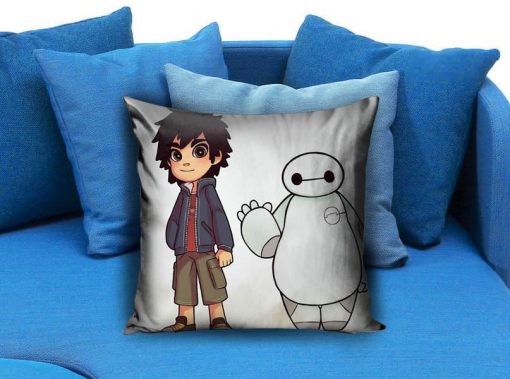 Hiro and Baymax chibi Pillow Case