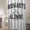 Hogwarts alumni harry potter shower curtain customized design for home decor