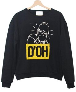 Homer Simpson D'OH sweatshirt