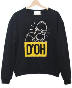 Homer Simpson D'OH sweatshirt