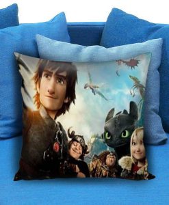 How to Train Your Dragon Cast Toothless Hiccup Pillow case