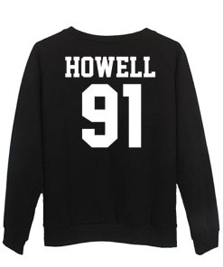 Howell 91 sweatshirt back