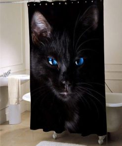 I love cat shower curtain customized design for home decor