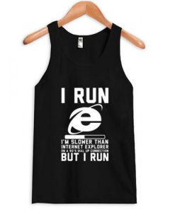 I run tank top