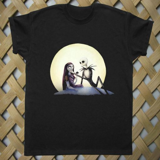 Jack and Sally nightmare before christmas T shirt