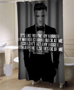 Justin Timberlake shower curtain customized design for home decor