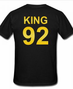 KING couple tshirt back