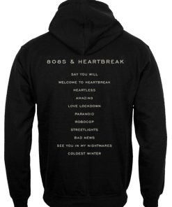 Kanye West 808S And HeartBreak Sand hoodie back