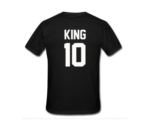 King 10 Tshirt Back