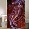 Lalique Mermaid shower curtain customized design for home decor