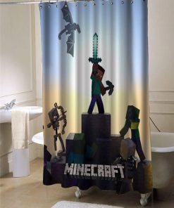 Legend Of Creeper Brick Game shower curtain customized design for home decor